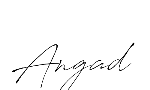 Use a signature maker to create a handwritten signature online. With this signature software, you can design (Antro_Vectra) your own signature for name Angad. Angad signature style 6 images and pictures png