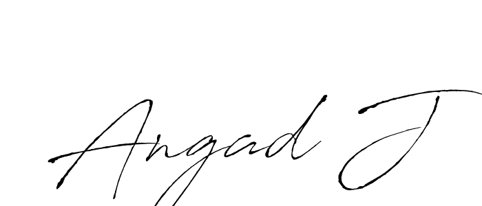 You can use this online signature creator to create a handwritten signature for the name Angad J. This is the best online autograph maker. Angad J signature style 6 images and pictures png