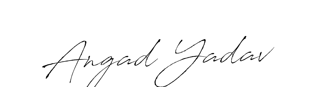The best way (Antro_Vectra) to make a short signature is to pick only two or three words in your name. The name Angad Yadav include a total of six letters. For converting this name. Angad Yadav signature style 6 images and pictures png