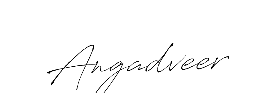 Design your own signature with our free online signature maker. With this signature software, you can create a handwritten (Antro_Vectra) signature for name Angadveer. Angadveer signature style 6 images and pictures png