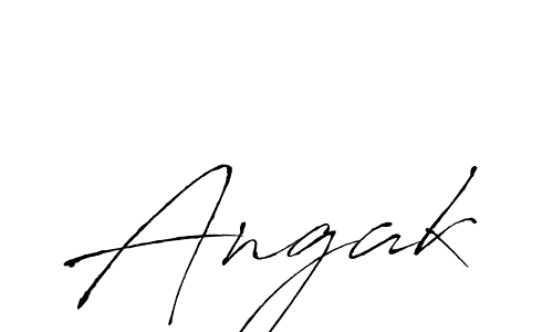You should practise on your own different ways (Antro_Vectra) to write your name (Angak) in signature. don't let someone else do it for you. Angak signature style 6 images and pictures png