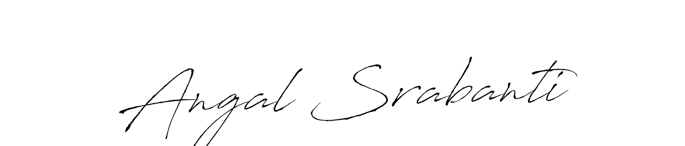 Also You can easily find your signature by using the search form. We will create Angal Srabanti name handwritten signature images for you free of cost using Antro_Vectra sign style. Angal Srabanti signature style 6 images and pictures png