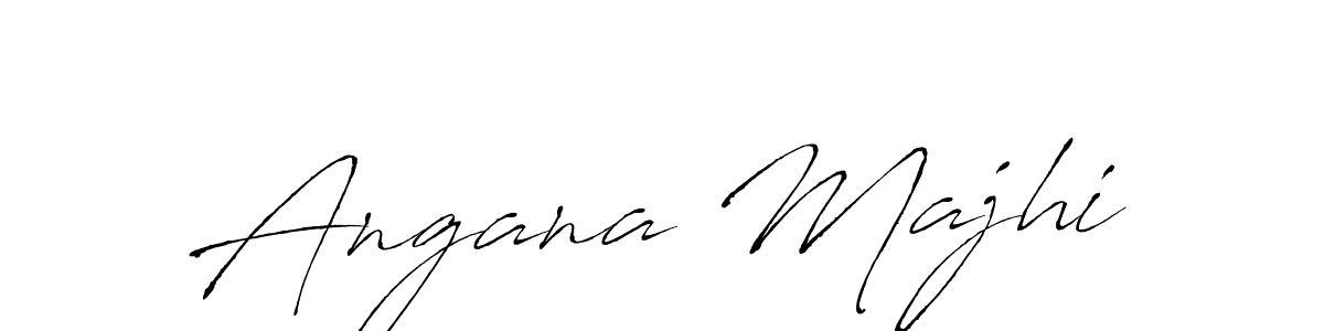 Angana Majhi stylish signature style. Best Handwritten Sign (Antro_Vectra) for my name. Handwritten Signature Collection Ideas for my name Angana Majhi. Angana Majhi signature style 6 images and pictures png