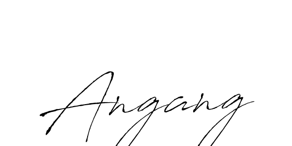 The best way (Antro_Vectra) to make a short signature is to pick only two or three words in your name. The name Angang include a total of six letters. For converting this name. Angang signature style 6 images and pictures png