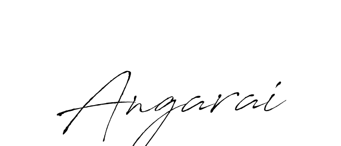 Design your own signature with our free online signature maker. With this signature software, you can create a handwritten (Antro_Vectra) signature for name Angarai. Angarai signature style 6 images and pictures png