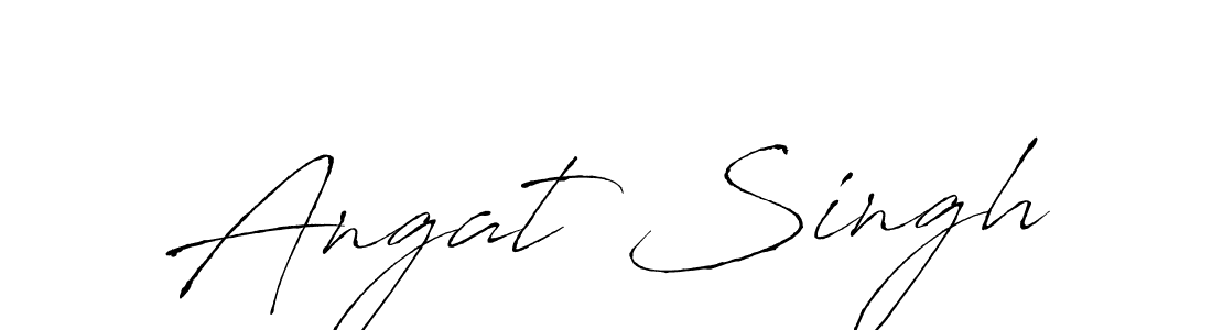 Antro_Vectra is a professional signature style that is perfect for those who want to add a touch of class to their signature. It is also a great choice for those who want to make their signature more unique. Get Angat Singh name to fancy signature for free. Angat Singh signature style 6 images and pictures png