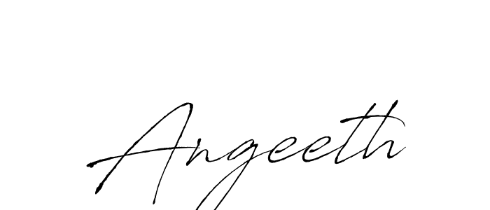 How to make Angeeth signature? Antro_Vectra is a professional autograph style. Create handwritten signature for Angeeth name. Angeeth signature style 6 images and pictures png