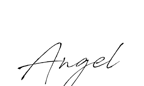 Design your own signature with our free online signature maker. With this signature software, you can create a handwritten (Antro_Vectra) signature for name Angel. Angel signature style 6 images and pictures png