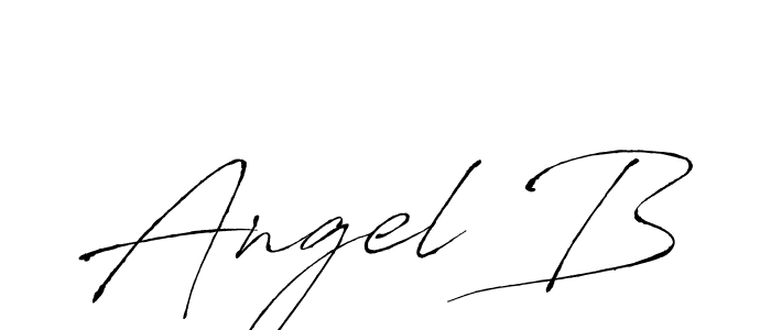 Use a signature maker to create a handwritten signature online. With this signature software, you can design (Antro_Vectra) your own signature for name Angel B. Angel B signature style 6 images and pictures png