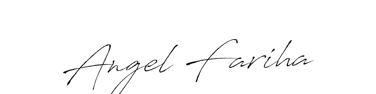 Design your own signature with our free online signature maker. With this signature software, you can create a handwritten (Antro_Vectra) signature for name Angel Fariha. Angel Fariha signature style 6 images and pictures png