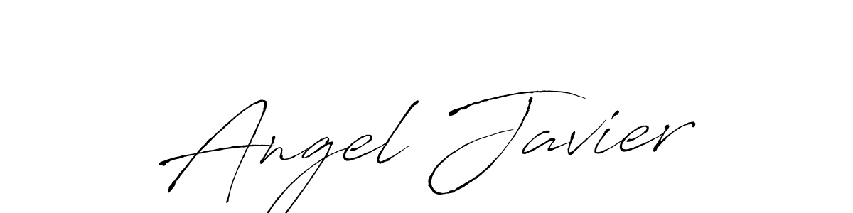 Use a signature maker to create a handwritten signature online. With this signature software, you can design (Antro_Vectra) your own signature for name Angel Javier. Angel Javier signature style 6 images and pictures png