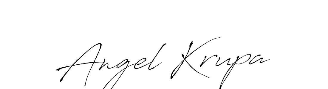 Also You can easily find your signature by using the search form. We will create Angel Krupa name handwritten signature images for you free of cost using Antro_Vectra sign style. Angel Krupa signature style 6 images and pictures png