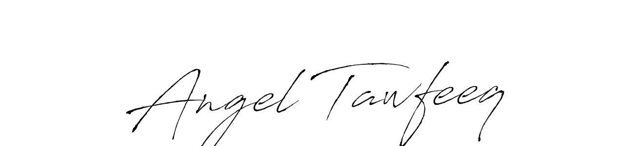 This is the best signature style for the Angel Tawfeeq name. Also you like these signature font (Antro_Vectra). Mix name signature. Angel Tawfeeq signature style 6 images and pictures png