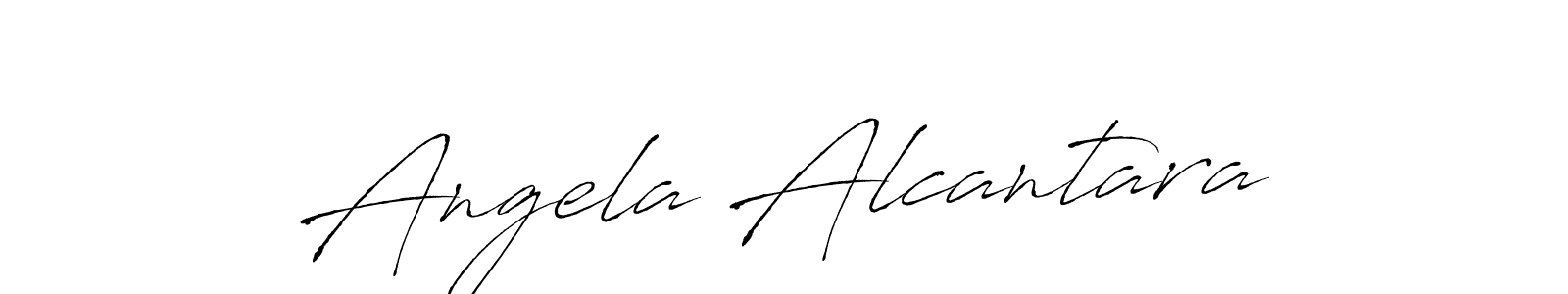 Make a beautiful signature design for name Angela Alcantara. With this signature (Antro_Vectra) style, you can create a handwritten signature for free. Angela Alcantara signature style 6 images and pictures png