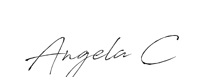 You should practise on your own different ways (Antro_Vectra) to write your name (Angela C) in signature. don't let someone else do it for you. Angela C signature style 6 images and pictures png