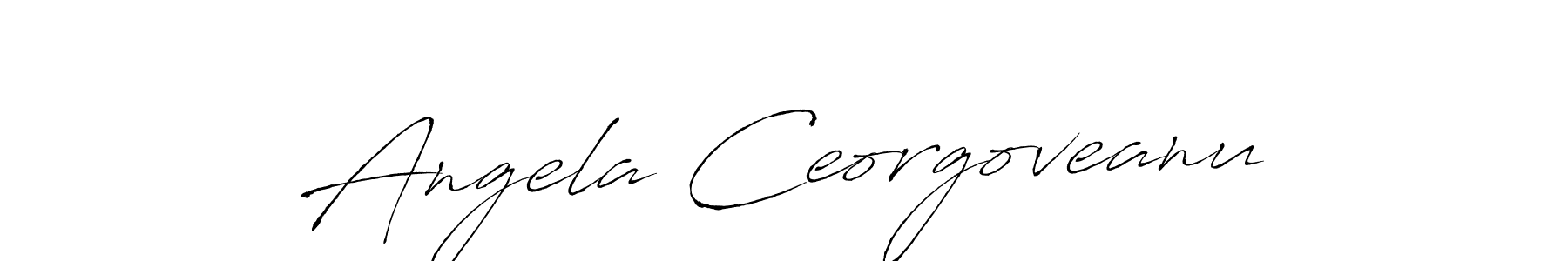 Also we have Angela Ceorgoveanu name is the best signature style. Create professional handwritten signature collection using Antro_Vectra autograph style. Angela Ceorgoveanu signature style 6 images and pictures png