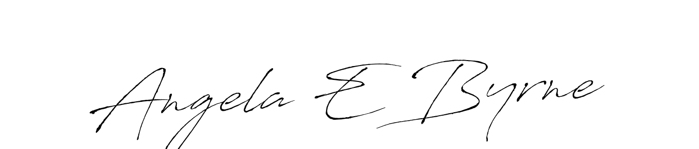 if you are searching for the best signature style for your name Angela E Byrne. so please give up your signature search. here we have designed multiple signature styles  using Antro_Vectra. Angela E Byrne signature style 6 images and pictures png