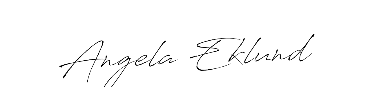 Make a beautiful signature design for name Angela Eklund. With this signature (Antro_Vectra) style, you can create a handwritten signature for free. Angela Eklund signature style 6 images and pictures png