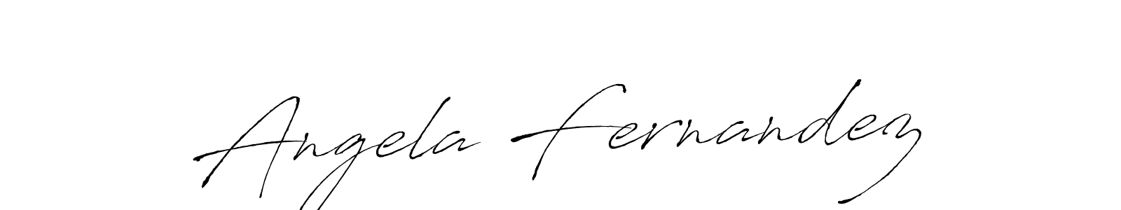 Angela Fernandez stylish signature style. Best Handwritten Sign (Antro_Vectra) for my name. Handwritten Signature Collection Ideas for my name Angela Fernandez. Angela Fernandez signature style 6 images and pictures png