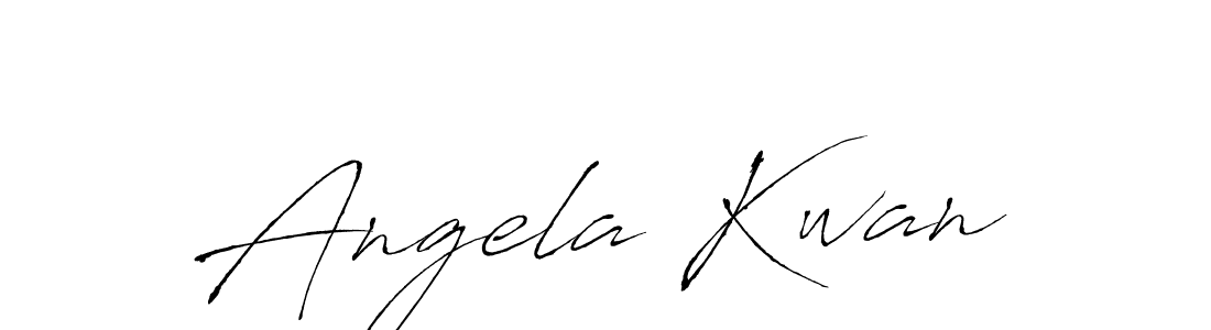 Design your own signature with our free online signature maker. With this signature software, you can create a handwritten (Antro_Vectra) signature for name Angela Kwan. Angela Kwan signature style 6 images and pictures png