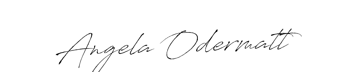 The best way (Antro_Vectra) to make a short signature is to pick only two or three words in your name. The name Angela Odermatt include a total of six letters. For converting this name. Angela Odermatt signature style 6 images and pictures png