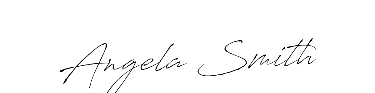 How to make Angela Smith name signature. Use Antro_Vectra style for creating short signs online. This is the latest handwritten sign. Angela Smith signature style 6 images and pictures png