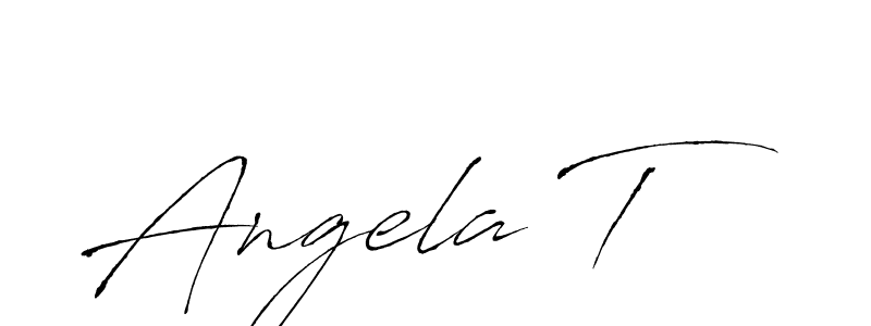 This is the best signature style for the Angela T name. Also you like these signature font (Antro_Vectra). Mix name signature. Angela T signature style 6 images and pictures png