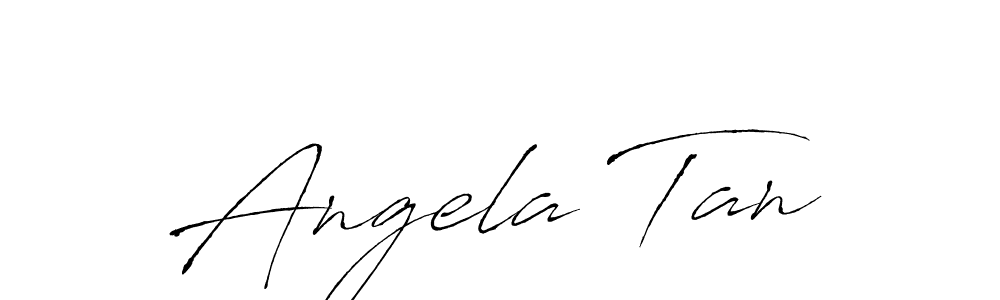 Make a beautiful signature design for name Angela Tan. With this signature (Antro_Vectra) style, you can create a handwritten signature for free. Angela Tan signature style 6 images and pictures png