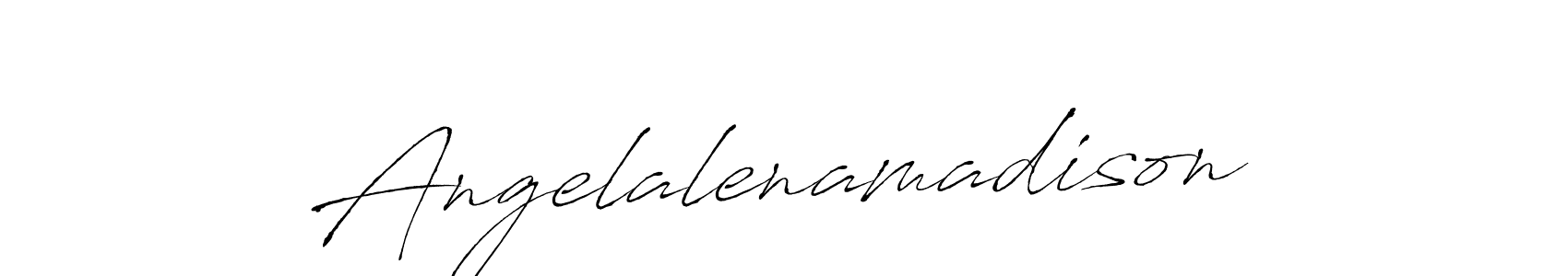 Use a signature maker to create a handwritten signature online. With this signature software, you can design (Antro_Vectra) your own signature for name Angelalenamadison. Angelalenamadison signature style 6 images and pictures png