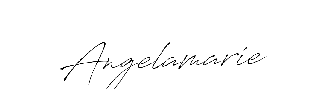 How to make Angelamarie name signature. Use Antro_Vectra style for creating short signs online. This is the latest handwritten sign. Angelamarie signature style 6 images and pictures png