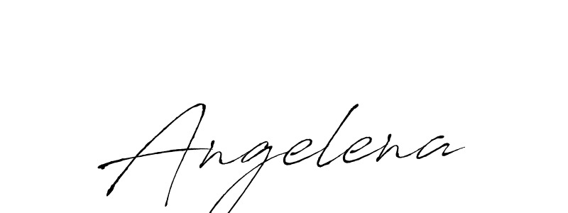How to make Angelena name signature. Use Antro_Vectra style for creating short signs online. This is the latest handwritten sign. Angelena signature style 6 images and pictures png