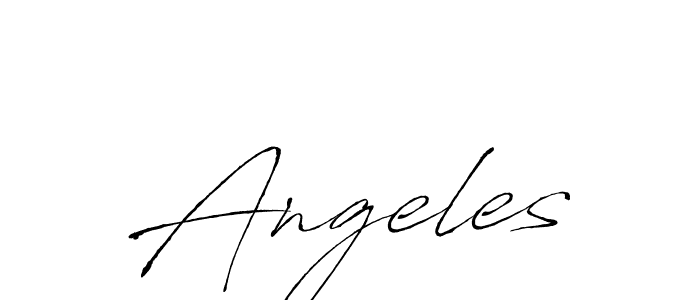 How to make Angeles name signature. Use Antro_Vectra style for creating short signs online. This is the latest handwritten sign. Angeles signature style 6 images and pictures png