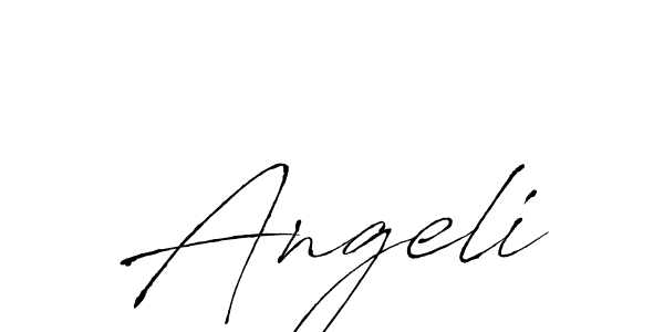 The best way (Antro_Vectra) to make a short signature is to pick only two or three words in your name. The name Angeli include a total of six letters. For converting this name. Angeli signature style 6 images and pictures png
