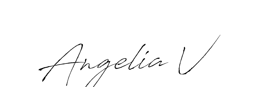 How to Draw Angelia V signature style? Antro_Vectra is a latest design signature styles for name Angelia V. Angelia V signature style 6 images and pictures png
