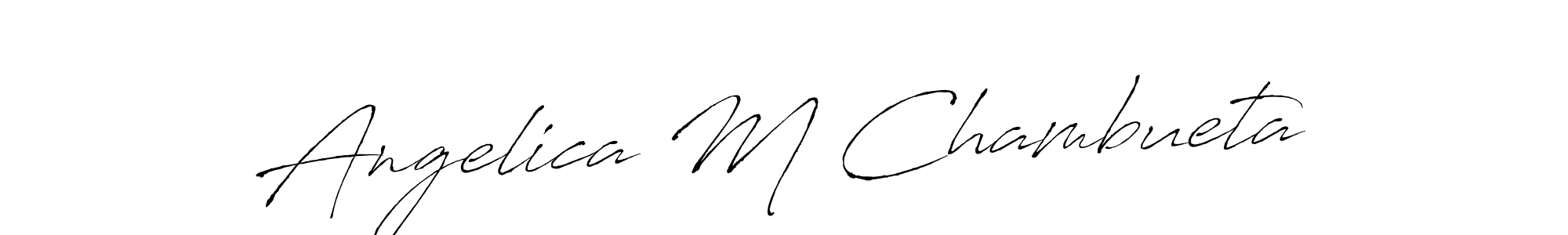 How to Draw Angelica M Chambueta signature style? Antro_Vectra is a latest design signature styles for name Angelica M Chambueta. Angelica M Chambueta signature style 6 images and pictures png