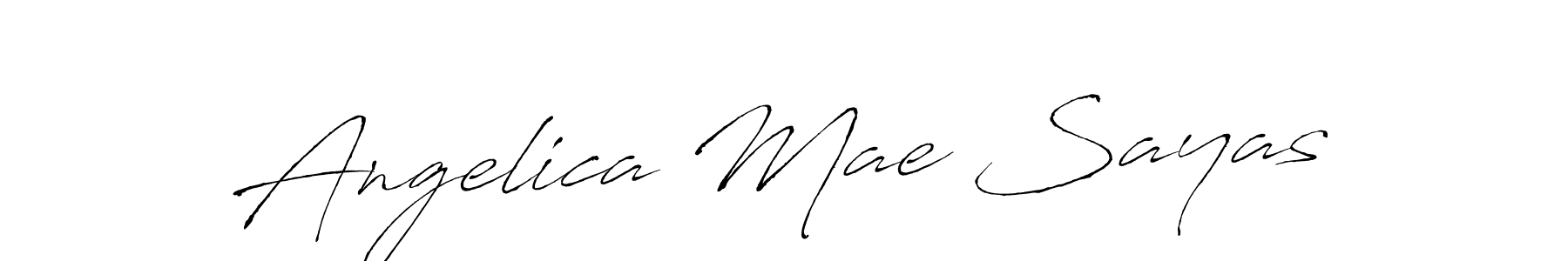 It looks lik you need a new signature style for name Angelica Mae Sayas. Design unique handwritten (Antro_Vectra) signature with our free signature maker in just a few clicks. Angelica Mae Sayas signature style 6 images and pictures png