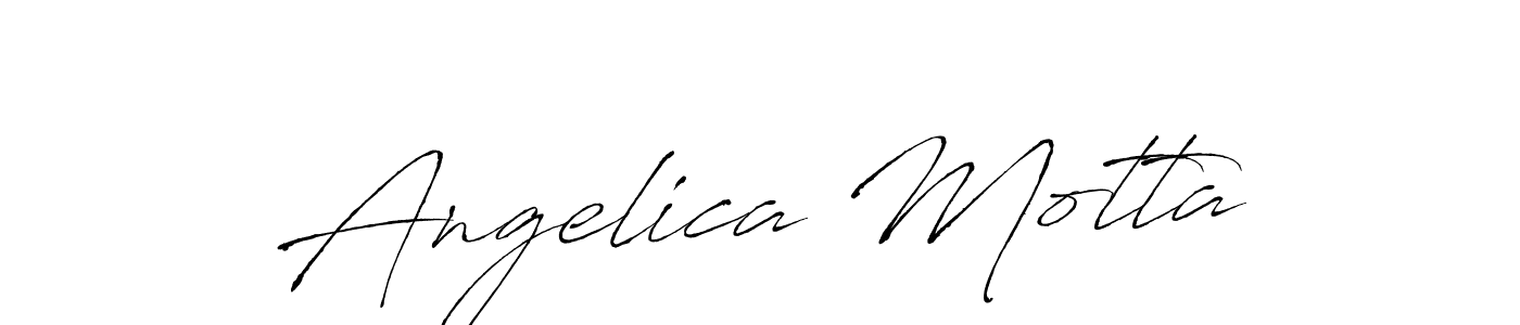 Use a signature maker to create a handwritten signature online. With this signature software, you can design (Antro_Vectra) your own signature for name Angelica Motta. Angelica Motta signature style 6 images and pictures png