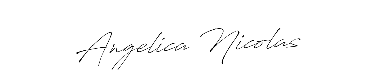 Also we have Angelica Nicolas name is the best signature style. Create professional handwritten signature collection using Antro_Vectra autograph style. Angelica Nicolas signature style 6 images and pictures png
