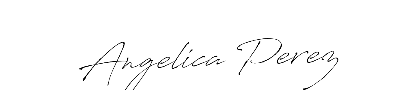 Make a beautiful signature design for name Angelica Perez. With this signature (Antro_Vectra) style, you can create a handwritten signature for free. Angelica Perez signature style 6 images and pictures png