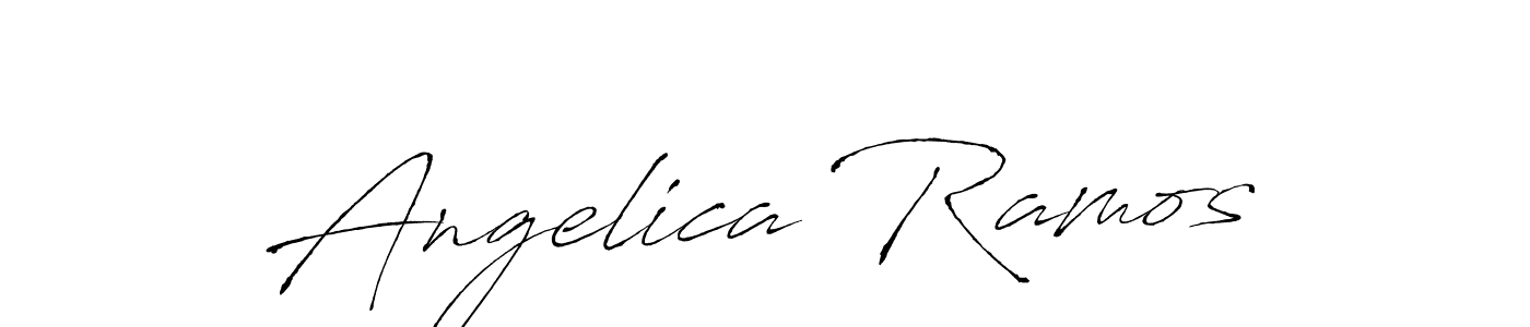 Design your own signature with our free online signature maker. With this signature software, you can create a handwritten (Antro_Vectra) signature for name Angelica Ramos. Angelica Ramos signature style 6 images and pictures png
