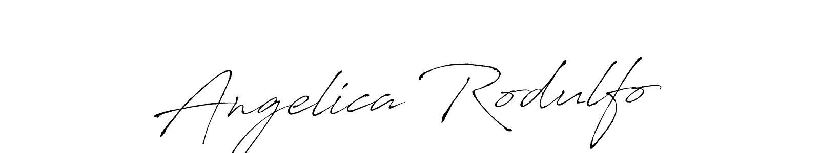 How to make Angelica Rodulfo signature? Antro_Vectra is a professional autograph style. Create handwritten signature for Angelica Rodulfo name. Angelica Rodulfo signature style 6 images and pictures png