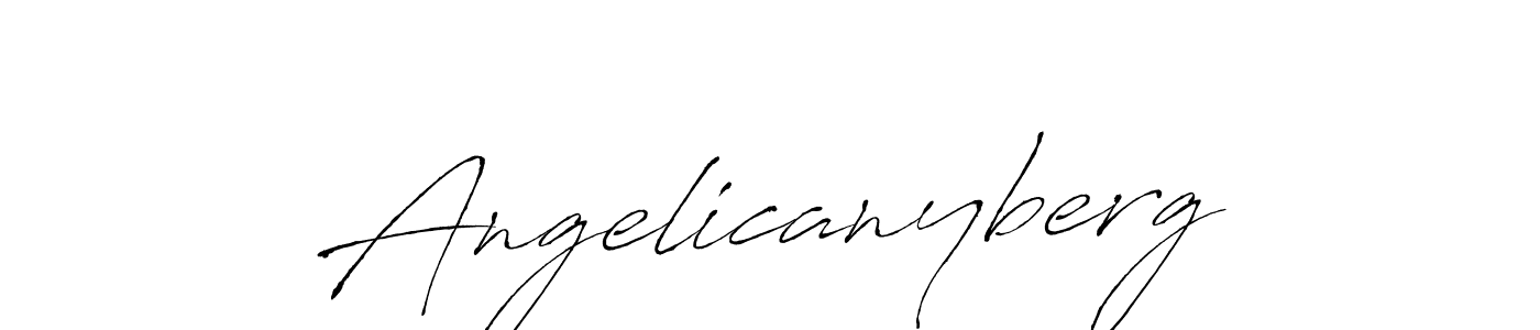 Make a beautiful signature design for name Angelicanyberg. Use this online signature maker to create a handwritten signature for free. Angelicanyberg signature style 6 images and pictures png