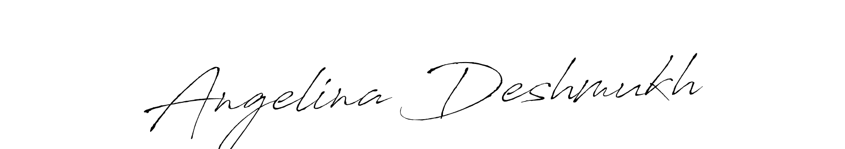It looks lik you need a new signature style for name Angelina Deshmukh. Design unique handwritten (Antro_Vectra) signature with our free signature maker in just a few clicks. Angelina Deshmukh signature style 6 images and pictures png