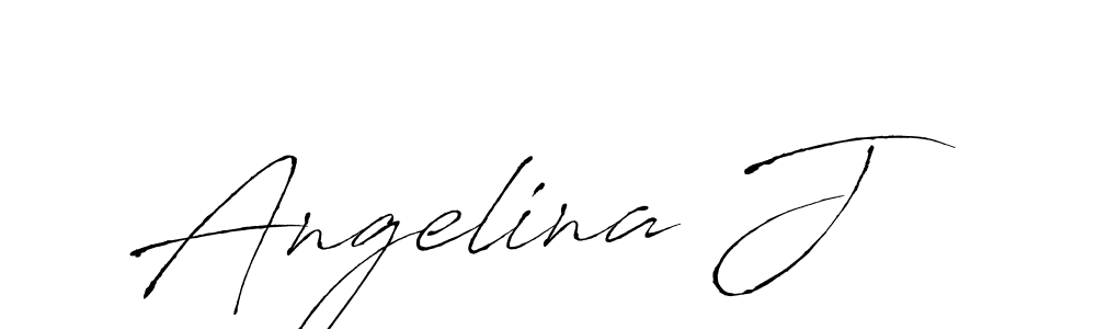 Best and Professional Signature Style for Angelina J. Antro_Vectra Best Signature Style Collection. Angelina J signature style 6 images and pictures png