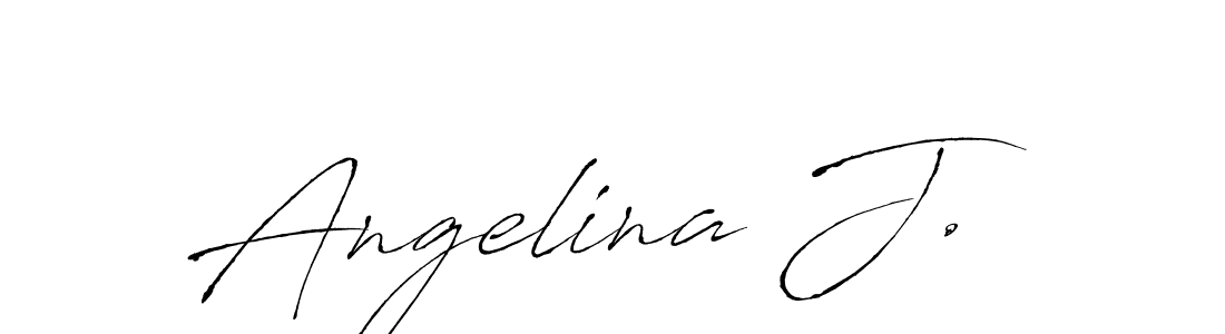 Make a beautiful signature design for name Angelina J.. Use this online signature maker to create a handwritten signature for free. Angelina J. signature style 6 images and pictures png