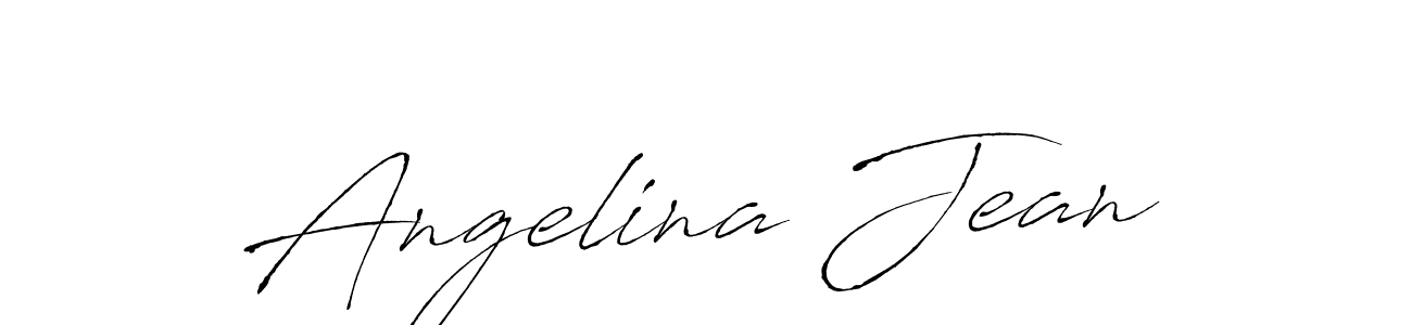 Angelina Jean stylish signature style. Best Handwritten Sign (Antro_Vectra) for my name. Handwritten Signature Collection Ideas for my name Angelina Jean. Angelina Jean signature style 6 images and pictures png