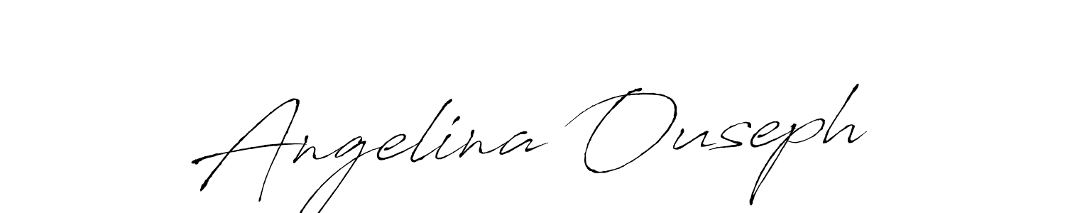 Design your own signature with our free online signature maker. With this signature software, you can create a handwritten (Antro_Vectra) signature for name Angelina Ouseph. Angelina Ouseph signature style 6 images and pictures png