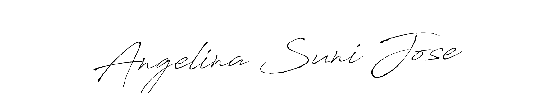 Make a beautiful signature design for name Angelina Suni Jose. Use this online signature maker to create a handwritten signature for free. Angelina Suni Jose signature style 6 images and pictures png