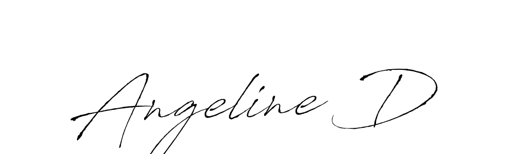 Angeline D stylish signature style. Best Handwritten Sign (Antro_Vectra) for my name. Handwritten Signature Collection Ideas for my name Angeline D. Angeline D signature style 6 images and pictures png