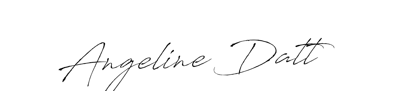 Similarly Antro_Vectra is the best handwritten signature design. Signature creator online .You can use it as an online autograph creator for name Angeline Datt. Angeline Datt signature style 6 images and pictures png